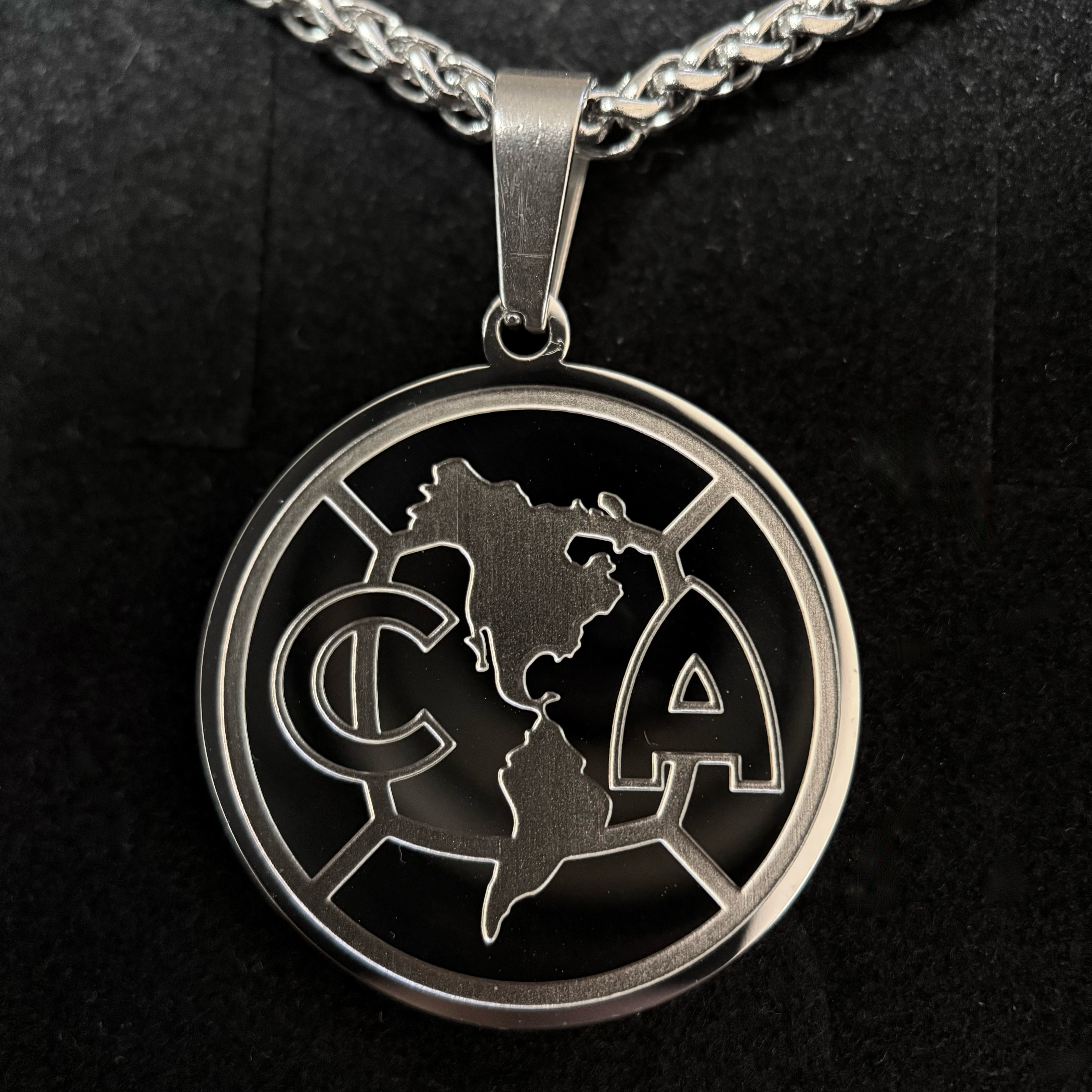 Club America 18K Gold Plated Stainless Steel Necklace