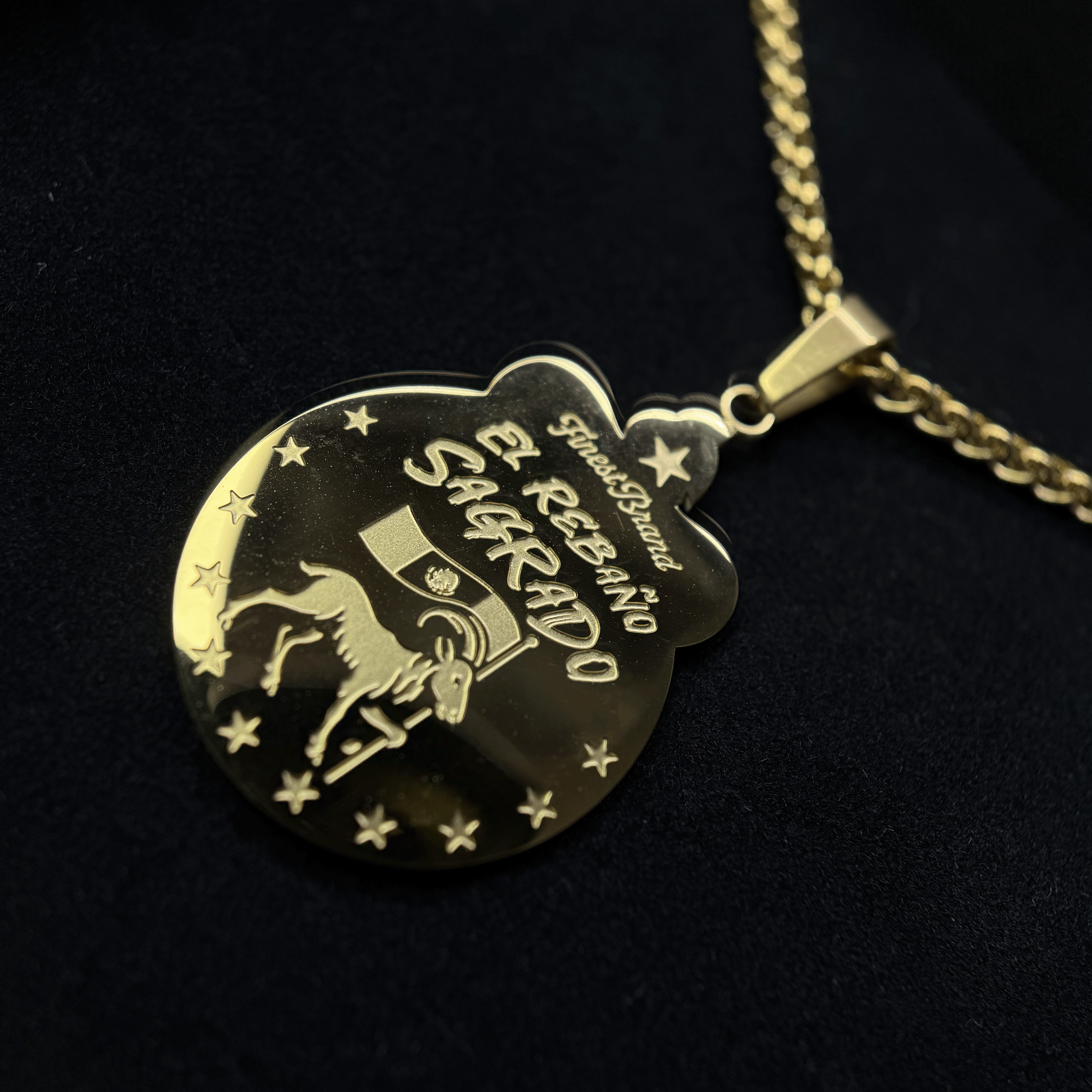 Chivas Guadalajara 18K Gold Plated Stainless Steel Necklace
