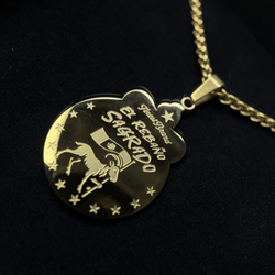 Chivas Guadalajara 18K Gold Plated Stainless Steel Necklace