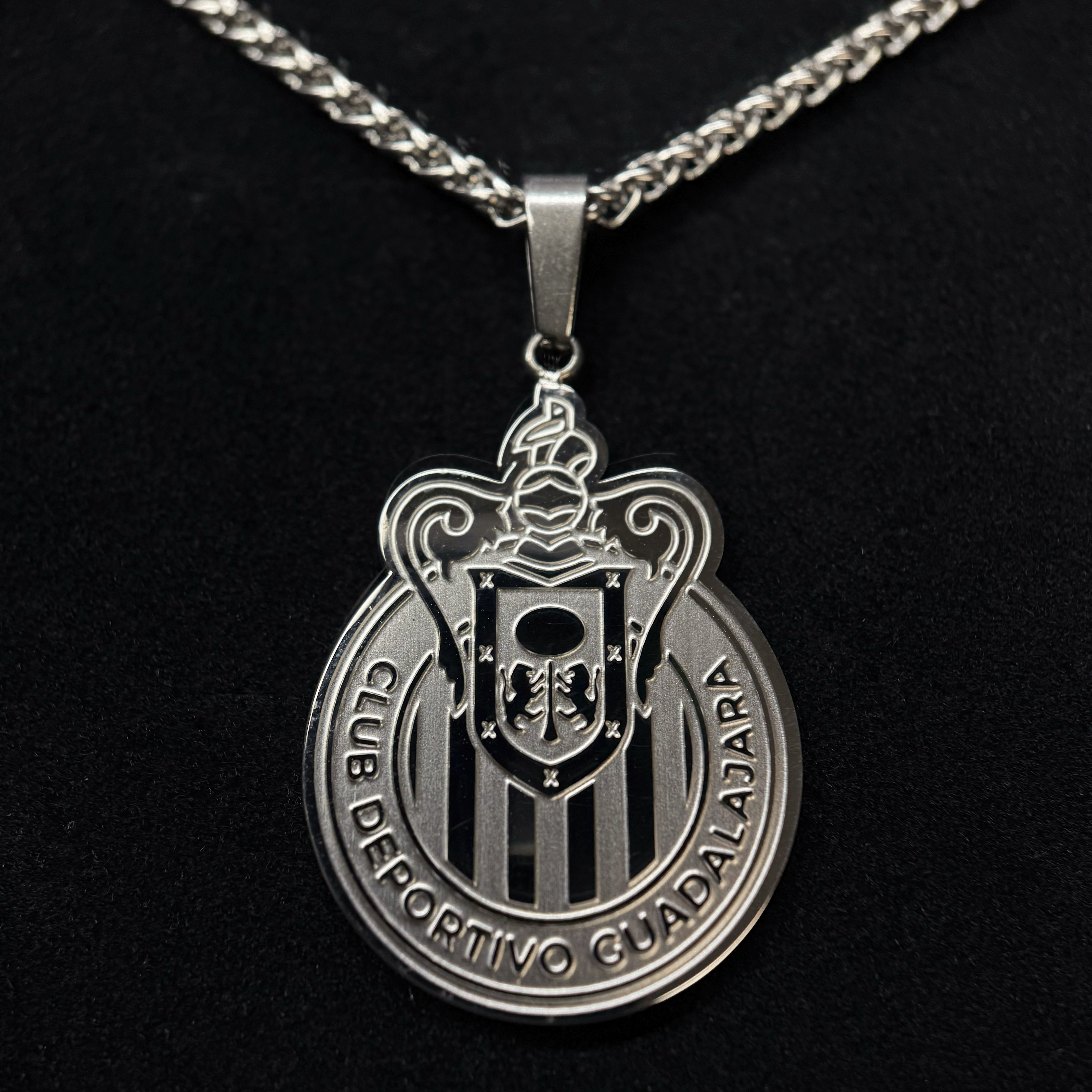 Chivas Guadalajara 18K Gold Plated Stainless Steel Necklace