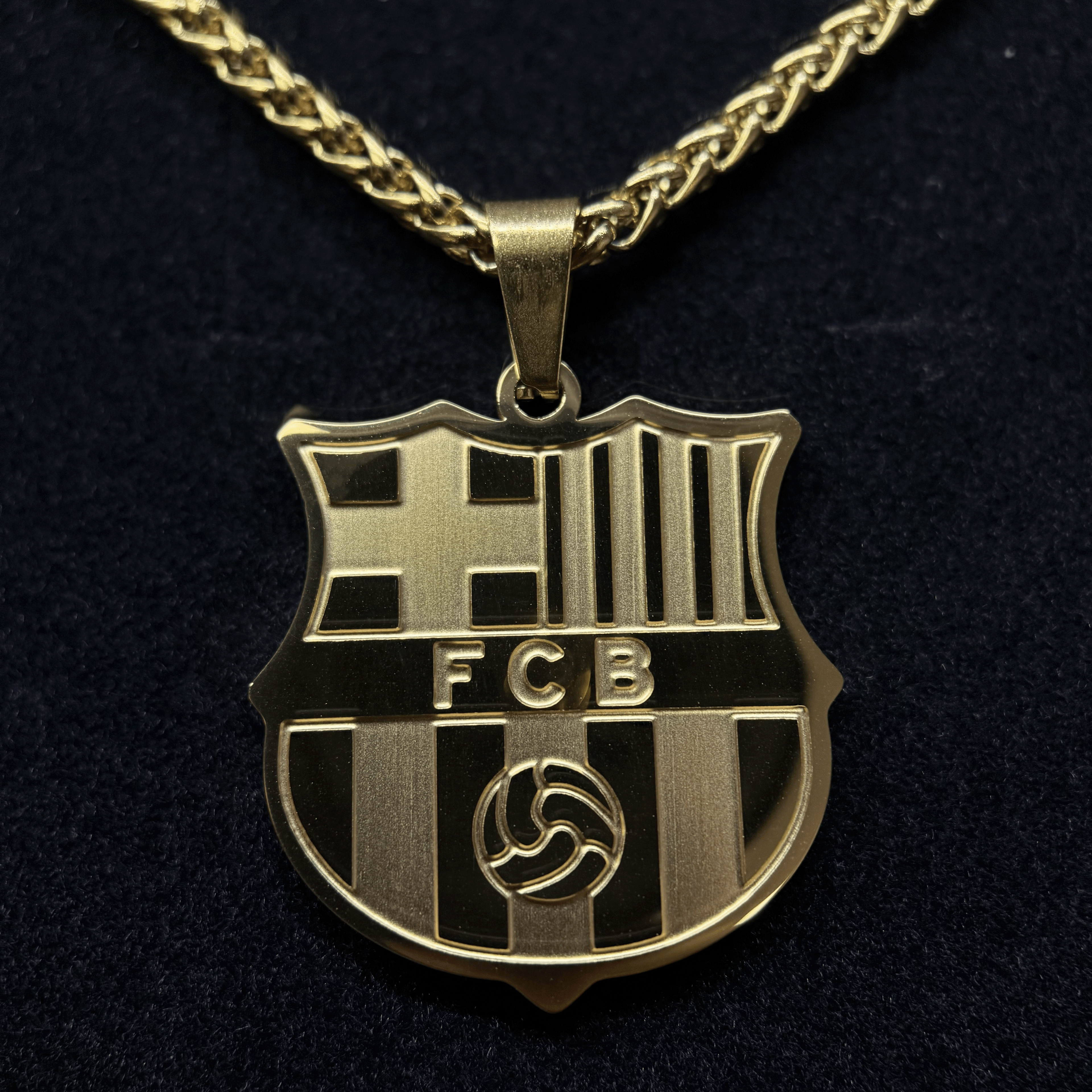 FC Barcelona [2025] 18K Gold Plated Stainless Steel Necklace