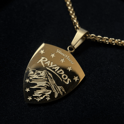 Rayados de Monterrey 18K Gold Plated Stainless Steel Necklace