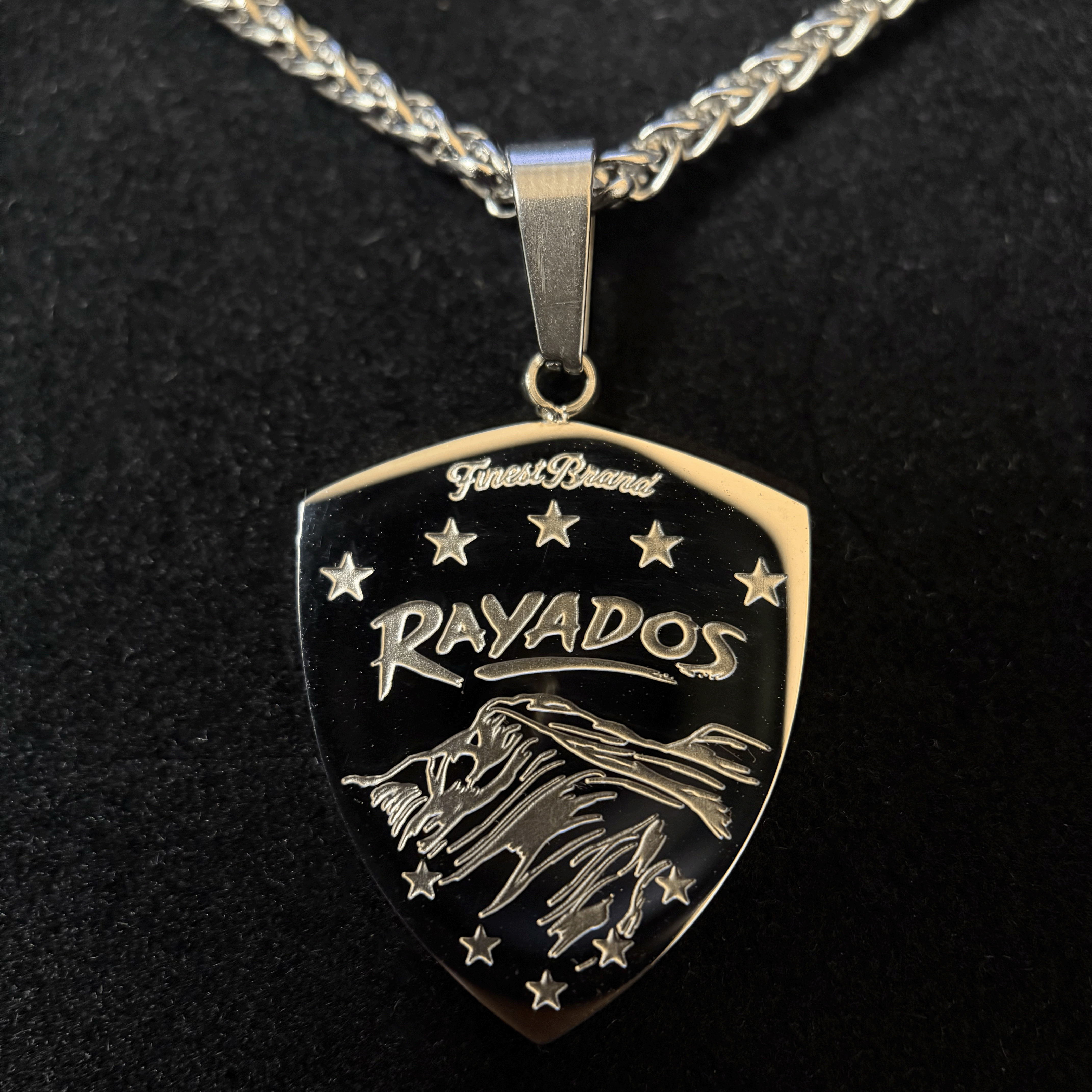 Rayados de Monterrey 18K Gold Plated Stainless Steel Necklace