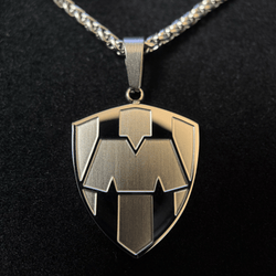 Rayados de Monterrey 18K Gold Plated Stainless Steel Necklace
