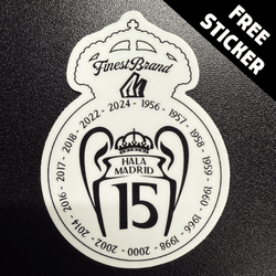 Real Madrid [2025] 18K Gold Plated Stainless Steel Necklace